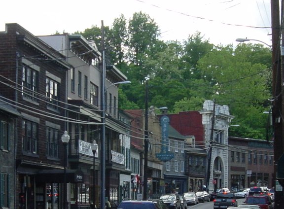 Main Street in historic Ellicott City, Maryland